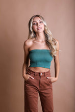 Load image into Gallery viewer, Accordion Classic Bandeau Bralette Emerald
