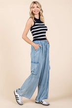 Load image into Gallery viewer, Mony Cargo Wide Leg Pants
