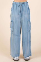 Load image into Gallery viewer, Mony Cargo Wide Leg Pants
