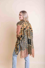 Load image into Gallery viewer, Bohemian Burnout Velvet Kimono Ponchos
