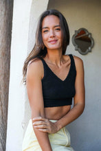 Load image into Gallery viewer, Boucle Soft Brami Bralette Black
