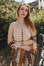 Load image into Gallery viewer, Button Down Knit Brami Top
