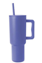 Load image into Gallery viewer, ClaudiaG Monochromatic Stainless Steel Tumbler with Matching Straw

