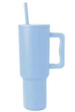 Load image into Gallery viewer, ClaudiaG Monochromatic Stainless Steel Tumbler with Matching Straw
