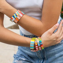 Load image into Gallery viewer, ClaudiaG Be Cool Tile Bracelet
