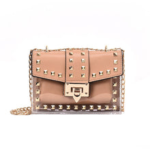Load image into Gallery viewer, ClaudiaG Betty Shoulder Bag -Clear/Rose
