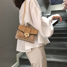 Load image into Gallery viewer, ClaudiaG Betty Shoulder Bag -Clear/Tan
