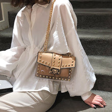 Load image into Gallery viewer, ClaudiaG Betty Shoulder Bag -Clear/Tan
