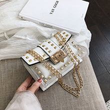 Load image into Gallery viewer, ClaudiaG Betty Shoulder Bag -Clear/White
