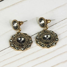 Load image into Gallery viewer, ClaudiaG Bloom Earrings-Charcoal
