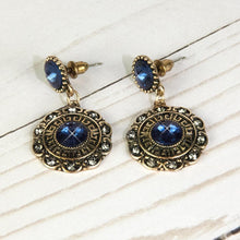 Load image into Gallery viewer, ClaudiaG Bloom Earrings-Sapphire
