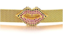 Load image into Gallery viewer, Colored Stones Lips Charm
