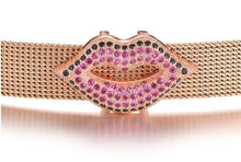 Load image into Gallery viewer, Colored Stones Lips Charm
