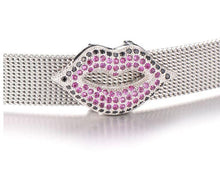 Load image into Gallery viewer, Colored Stones Lips Charm
