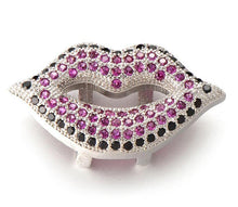 Load image into Gallery viewer, Colored Stones Lips Charm
