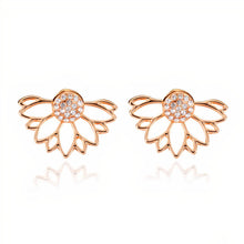 Load image into Gallery viewer, ClaudiaG Crystal Earrings -Gold
