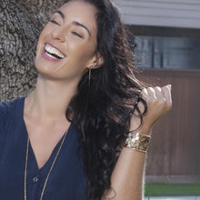 Load image into Gallery viewer, ClaudiaG Cuffed  Bracelet Gold
