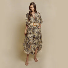 Load image into Gallery viewer, ClaudiaG Wide Dress -Animal Print
