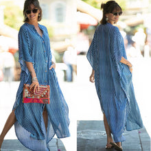 Load image into Gallery viewer, ClaudiaG Wide Dress - Blue
