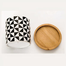 Load image into Gallery viewer, ClaudiaG B&amp;W Planters (Set of 3)
