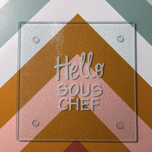 Load image into Gallery viewer, ClaudiaG Talking Cutting Board -Sous Chef
