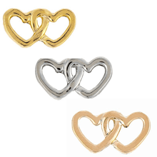 Load image into Gallery viewer, Double Hearts Charm
