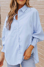 Load image into Gallery viewer, ClaudiaG Fernanda Lantern Sleeve Shirt
