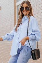 Load image into Gallery viewer, ClaudiaG Fernanda Lantern Sleeve Shirt
