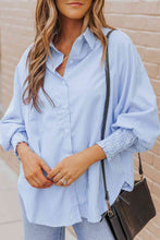 Load image into Gallery viewer, ClaudiaG Fernanda Lantern Sleeve Shirt
