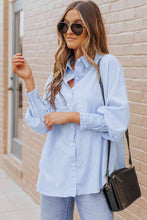 Load image into Gallery viewer, ClaudiaG Fernanda Lantern Sleeve Shirt
