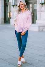 Load image into Gallery viewer, ClaudiaG Fernanda Lantern Sleeve Shirt
