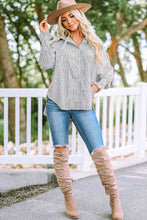 Load image into Gallery viewer, ClaudiaG Fernanda Lantern Sleeve Shirt
