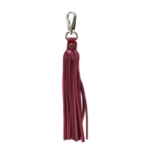 Load image into Gallery viewer, ClaudiaG Fringe Power Bag Charm-Cab/Silver
