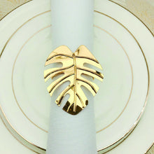 Load image into Gallery viewer, ClaudiaG Leaf Napkin Ring Set
