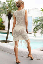 Load image into Gallery viewer, ClaudiaG Linnie Openwork Cover-up Dress
