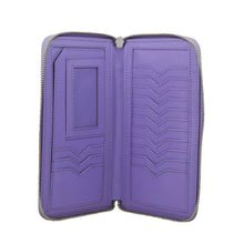 Load image into Gallery viewer, ClaudiaG Lotus Wallet-Lime Green/Plum
