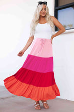 Load image into Gallery viewer, ClaudiaG Mariana Tiered Maxi Skirt

