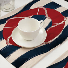 Load image into Gallery viewer, ClaudiaG Nautical Placemat Set
