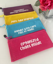 Load image into Gallery viewer, Personalized Organized Chaos Pouch
