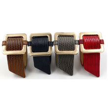 Load image into Gallery viewer, Square-Lock Bracelet -Black
