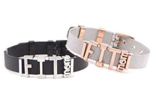 Load image into Gallery viewer, Stainless Steel Slider Bracelet -Black

