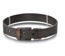Load image into Gallery viewer, Stainless Steel Slider Bracelet -Black
