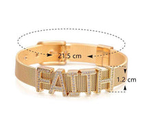 Load image into Gallery viewer, Stainless Steel Slider Bracelet -Gold
