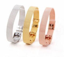 Load image into Gallery viewer, Stainless Steel Slider Bracelet -Gold

