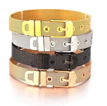 Load image into Gallery viewer, Stainless Steel Slider Bracelet -Gold
