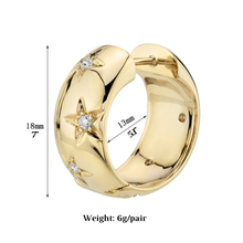 Load image into Gallery viewer, ClaudiaG Star Earrings

