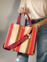 Load image into Gallery viewer, ClaudiaG Stripe Tote
