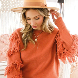 ClaudiaG Tassel Top