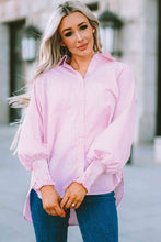 Load image into Gallery viewer, ClaudiaG Fernanda Lantern Sleeve Shirt
