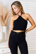 Load image into Gallery viewer, ClaudiaG Bessy Halter Neck Cropped Top
